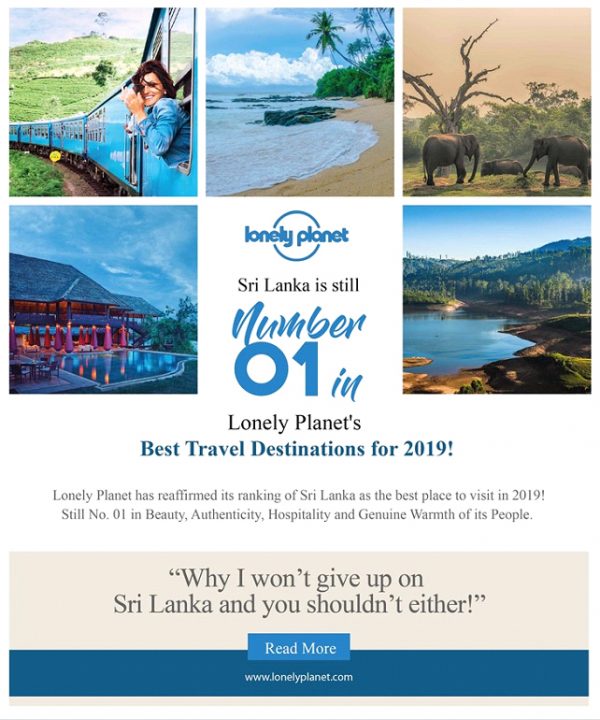 Lonely has reaffirmed that Sri Lanka is still their Number 01